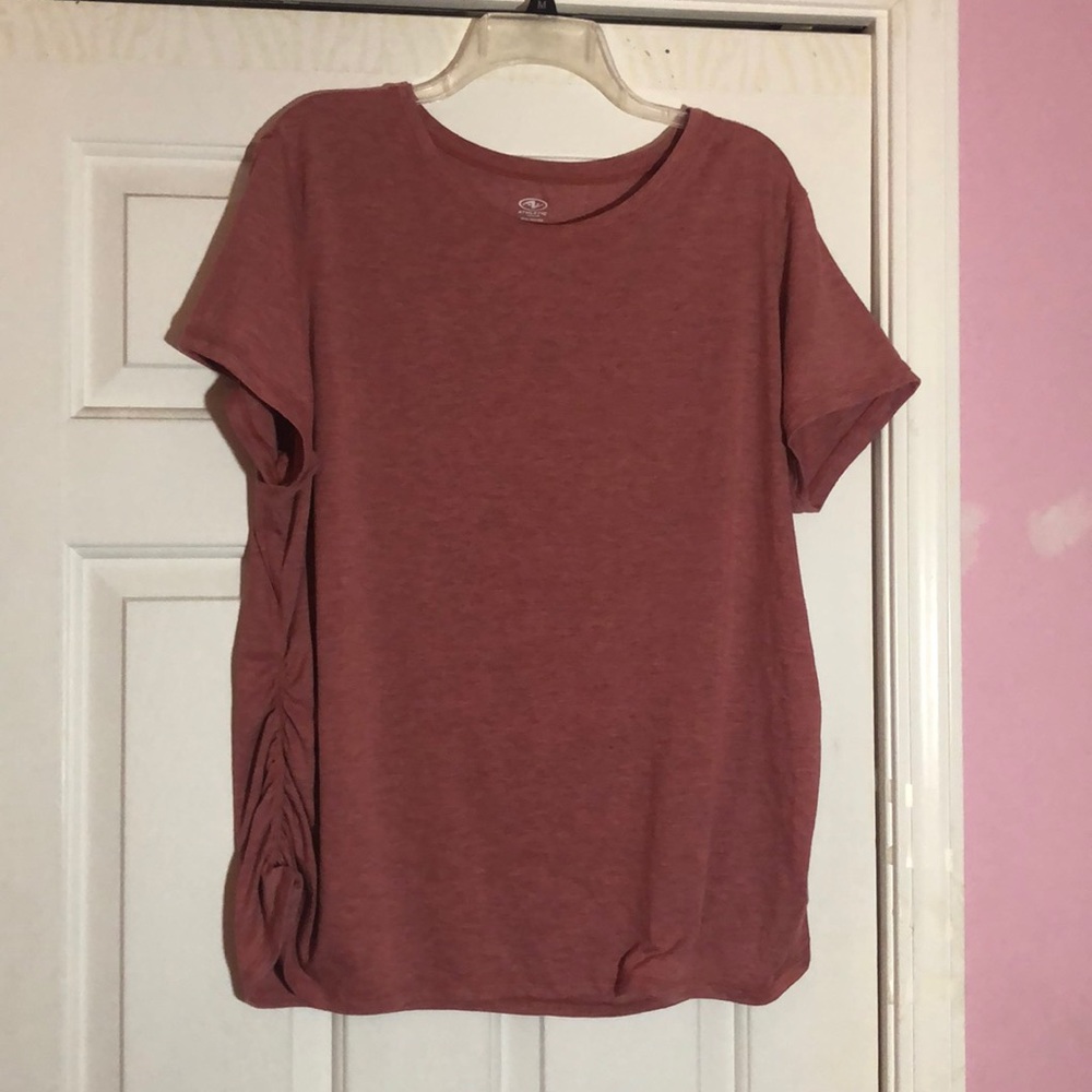 Pink with cinched detailing